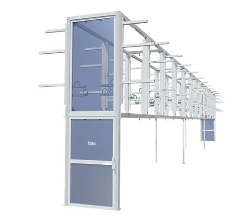 Floor Mounted Hot Aisle Containment