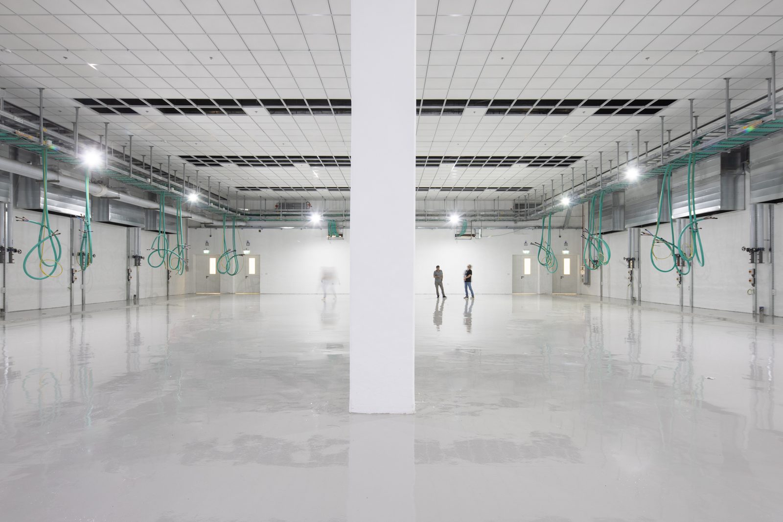 Completed data hall ready for handover